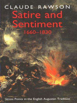 cover image of Satire and Sentiment, 1600&#8211;1830